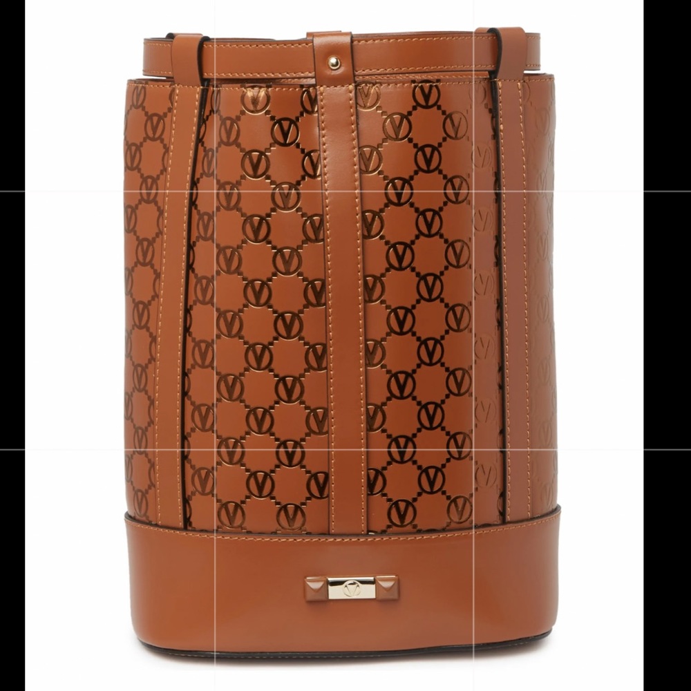 Valentino By Mario Valentino Tropez Monogram Leather Backpack
